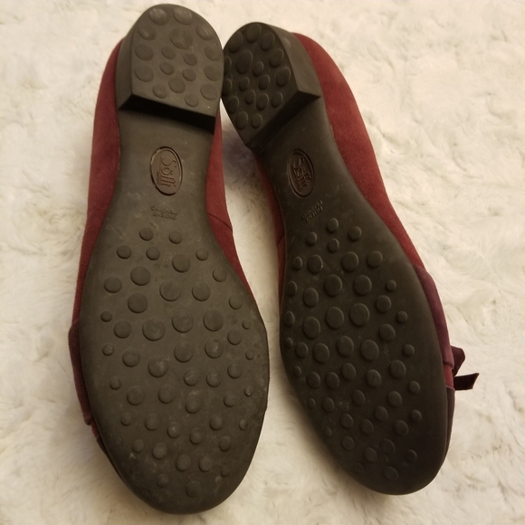Sofft Flats Burgundy Polina Shoes Size 9 - Picture 7 of 7